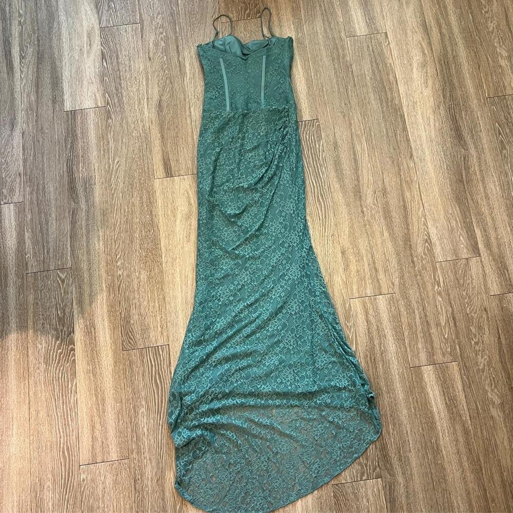 House of cb antonina jade Lace Corset Maxi Dress - Picture 4 of 8